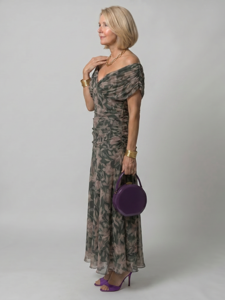 Calen | Off Shoulder Flow Dress