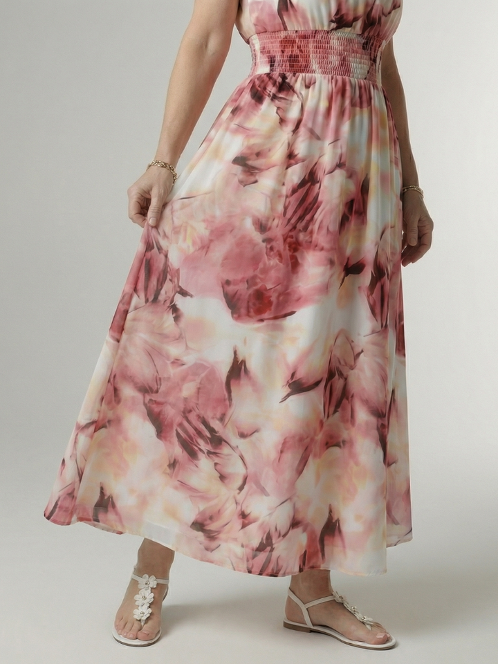 Sylin | Gathered Halter Dress