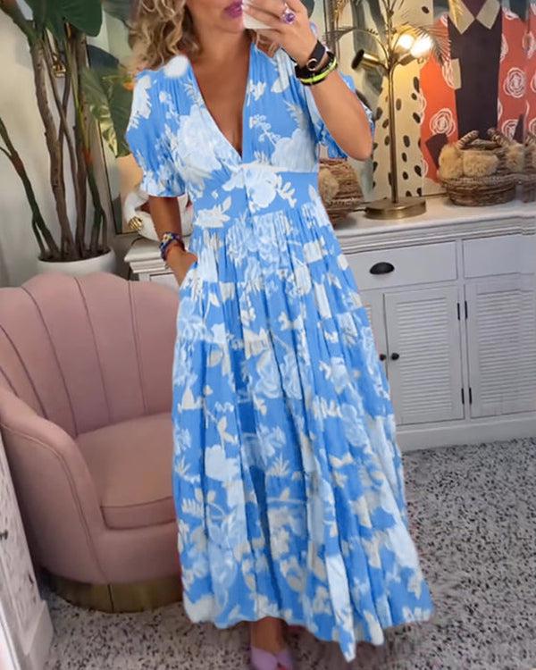 Rosalie – Vibrant Floral Dress