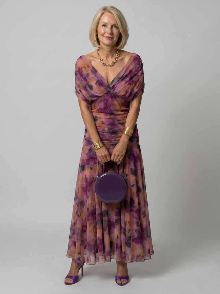 Calen | Off Shoulder Flow Dress