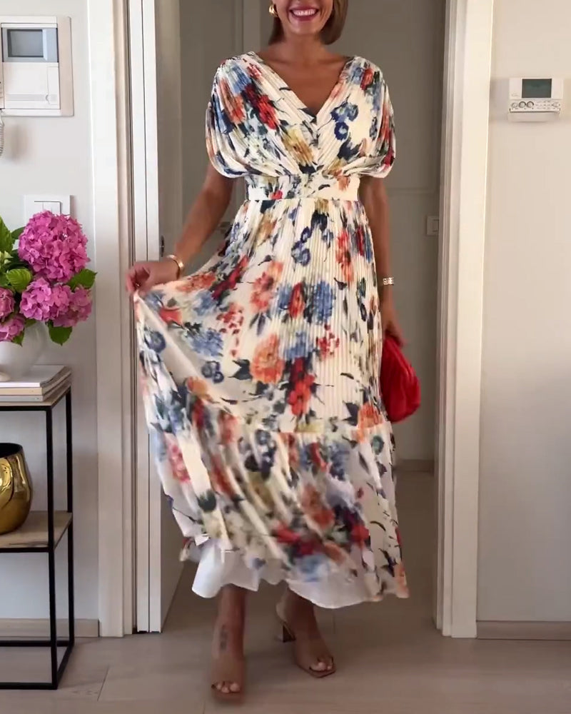 Amara – Elegant Floral Dress