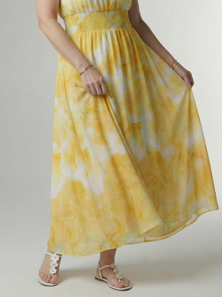 Sylin | Gathered Halter Dress