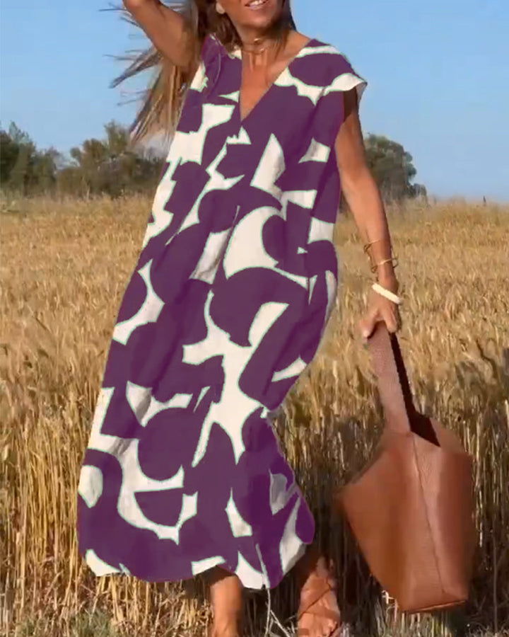Kenley – Relaxed Abstract Dress
