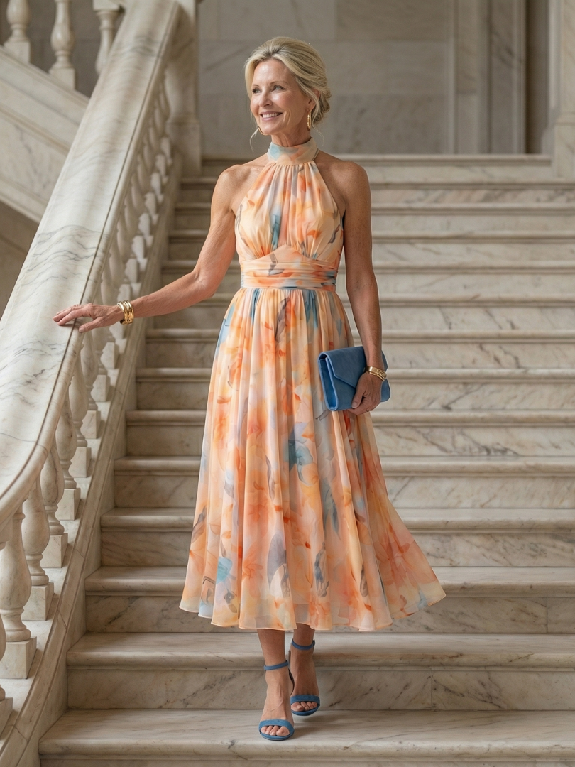 Elin | Soft Halter Dress