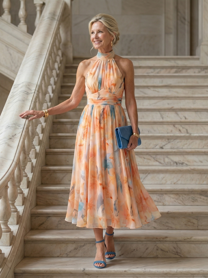 Elin | Soft Halter Dress
