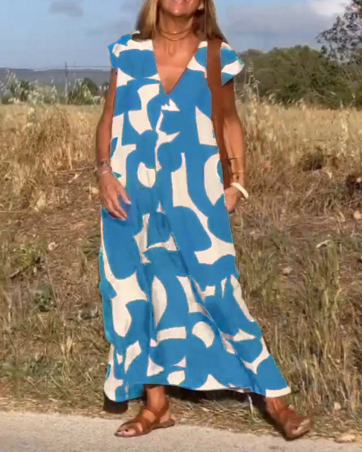 Kenley – Relaxed Abstract Dress