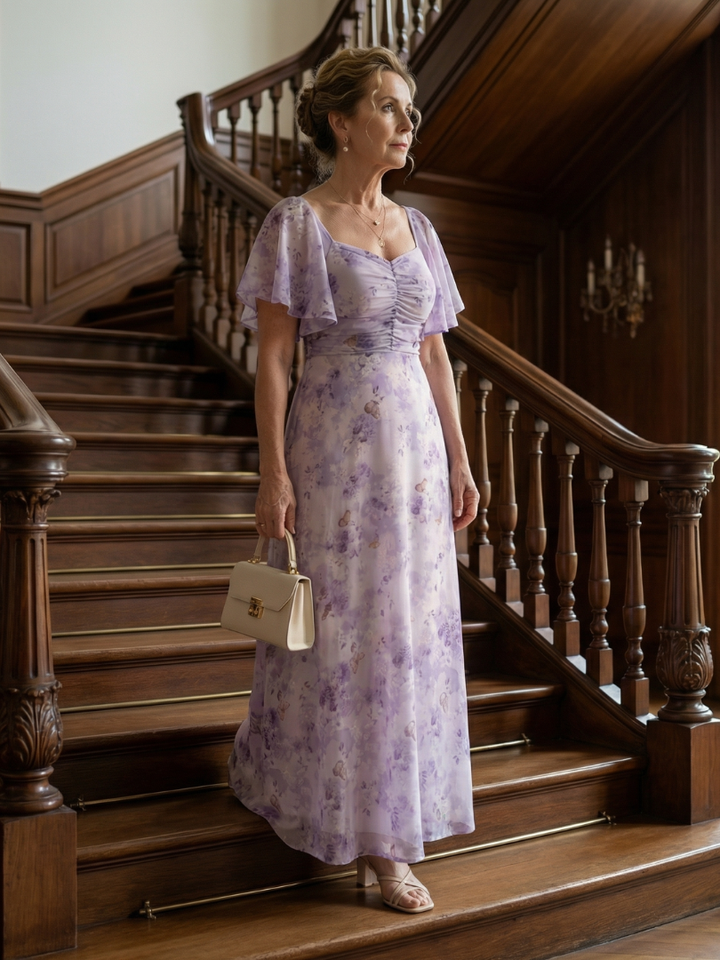 Vaelis | Flutter Sleeve Dress