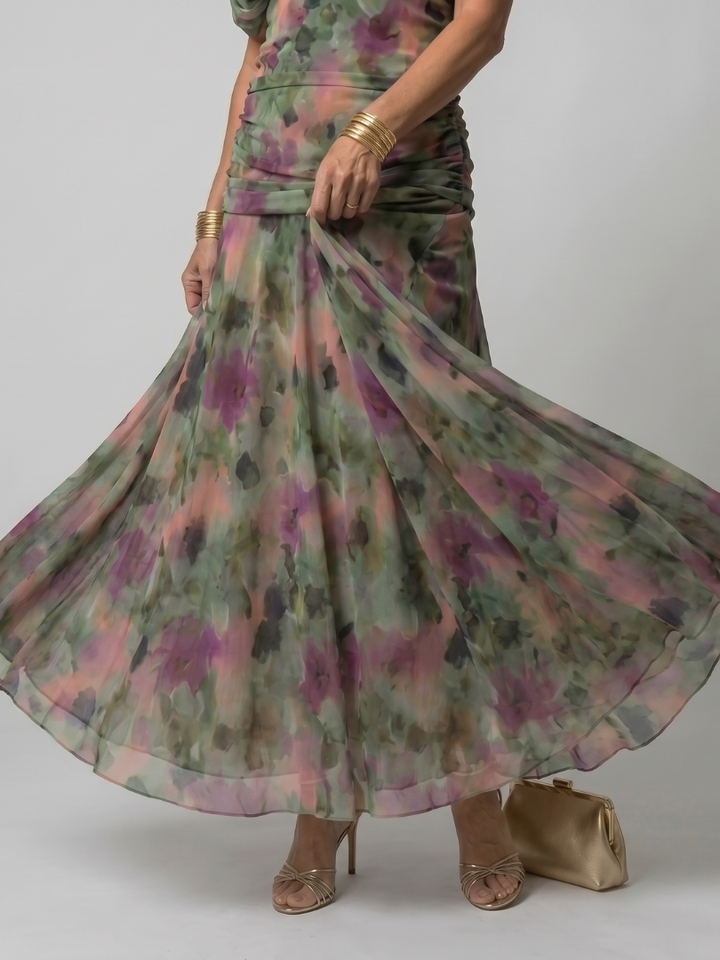 Calen | Off Shoulder Flow Dress