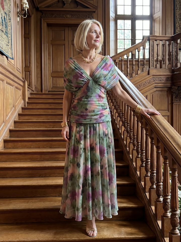 Calen | Off Shoulder Flow Dress