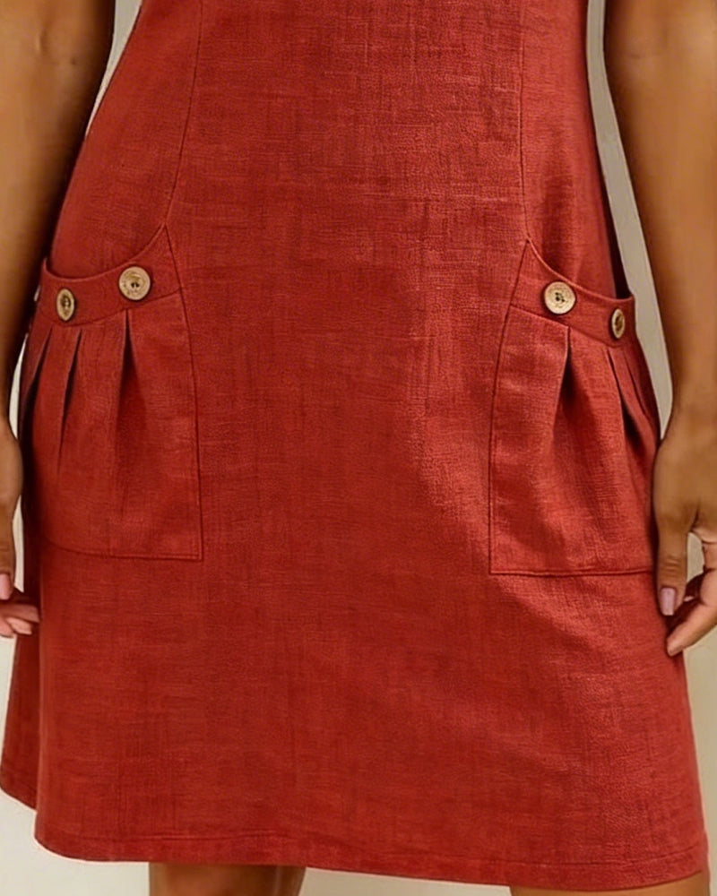 Penelope – Dress With Zipper And Pockets