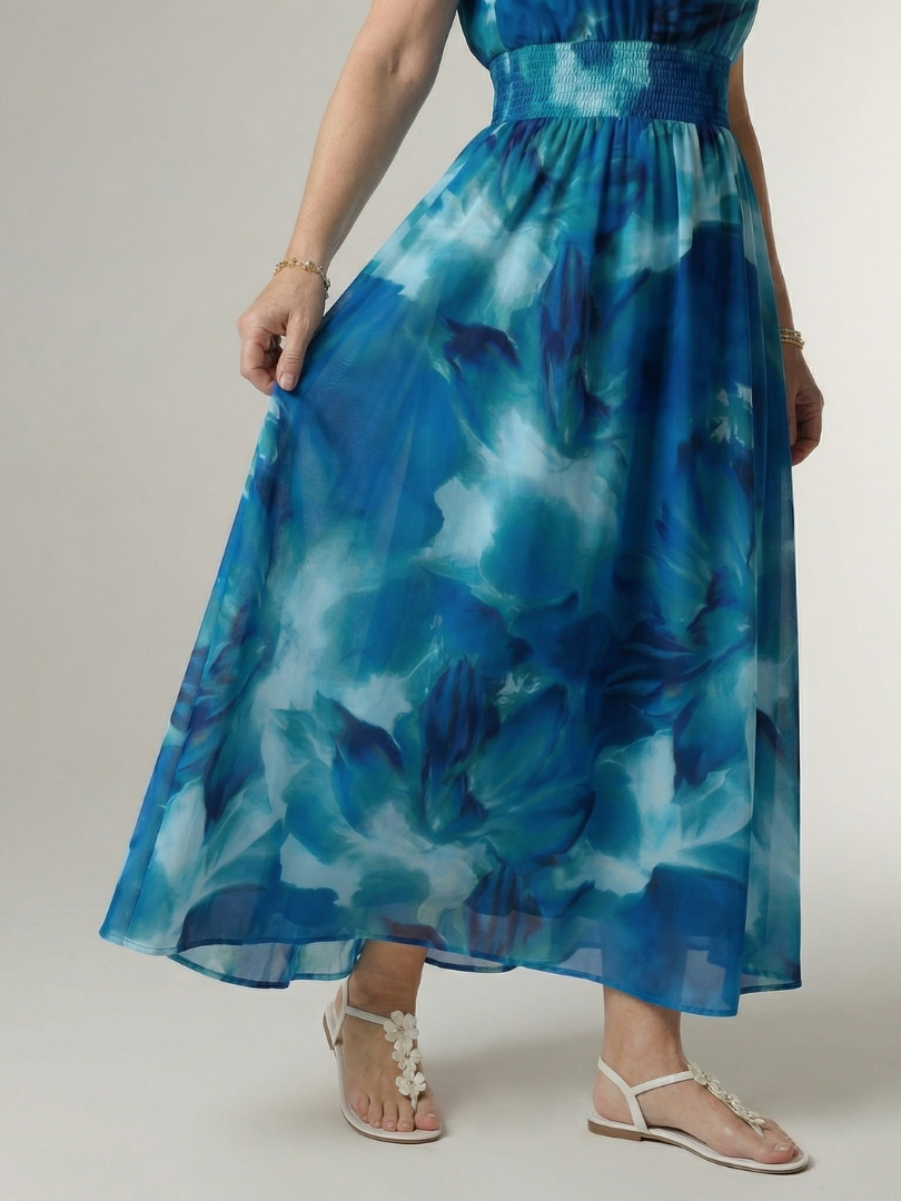 Sylin | Gathered Halter Dress