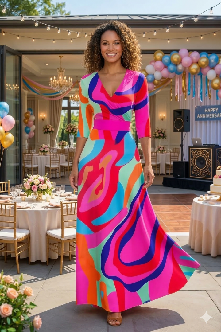 Aurora – Luxury Floral Dress