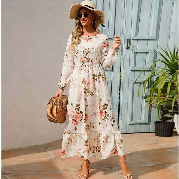 Isadora – Elegant Floral Maxi Dress