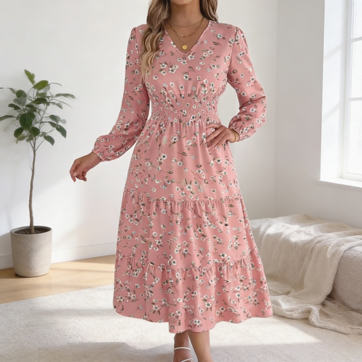 Aveline | Floral Long Dress