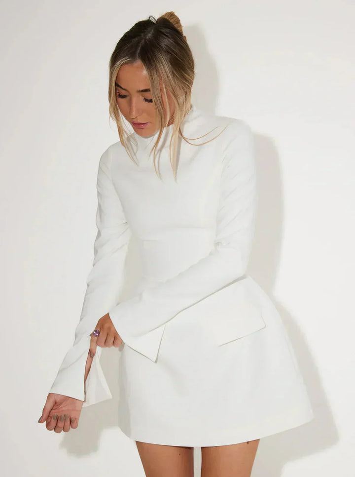 Meish | Elegant A-line Mini Dress for Women