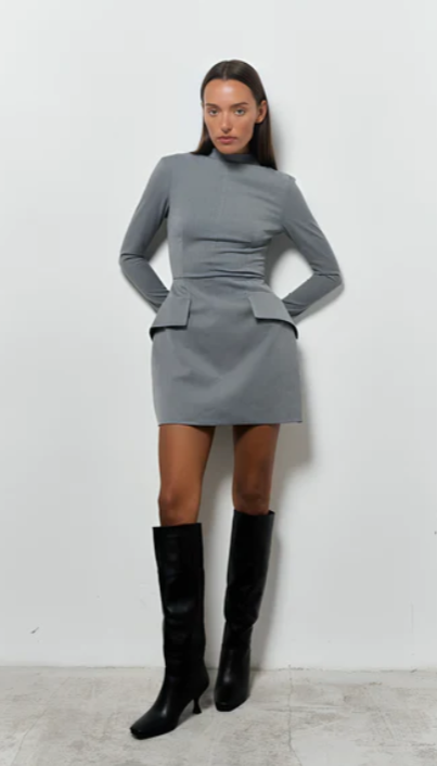 Meish | Elegant A-line Mini Dress for Women