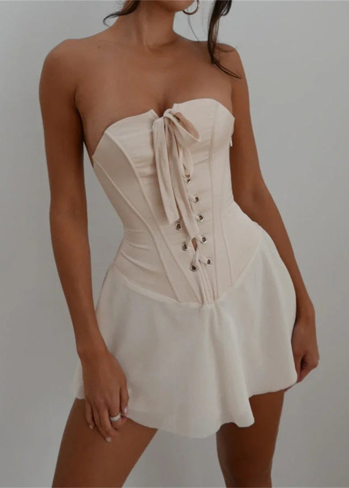 Ziah | Corset Mini Dress for Women – Sleeveless and Elegant