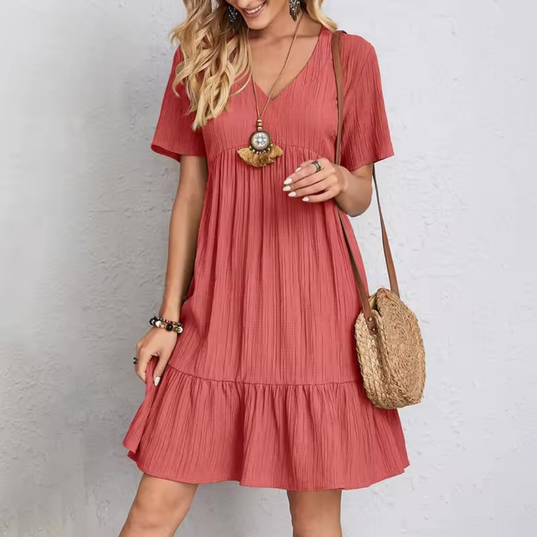 Kendall™ Summer Solid Women’s Dress 🌸✨