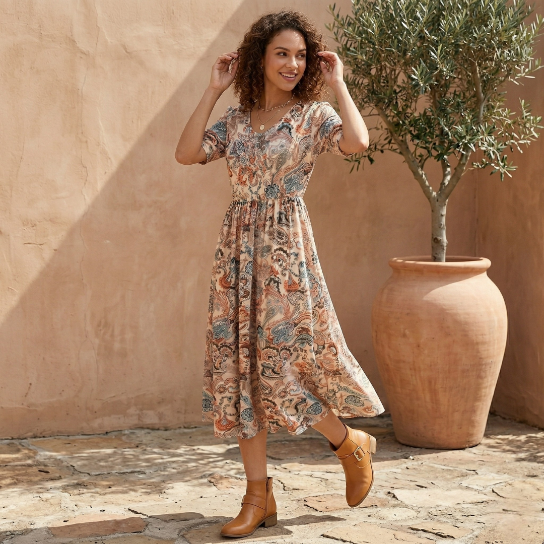 Lily – Vintage Ethnic Style Dress