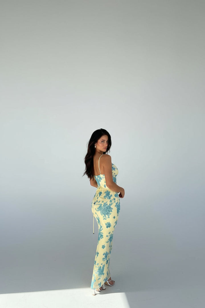 Isadora™ | Sleeveless Floral Maxi Dress