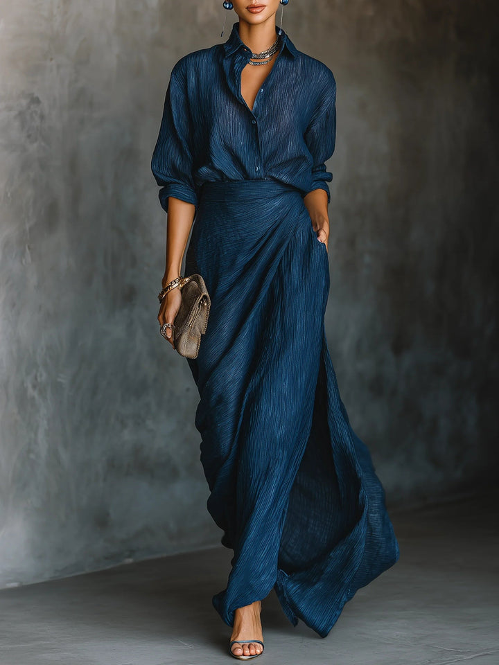 Lunara | Timeless Shirt & Long Skirt Set