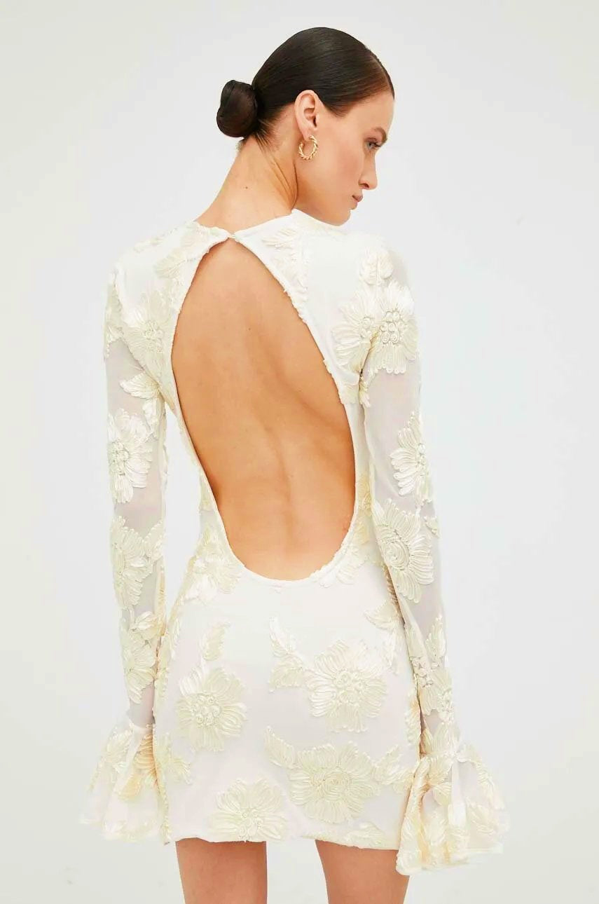 Mirelle | Mini Summer Dress with Open Back Design for Women