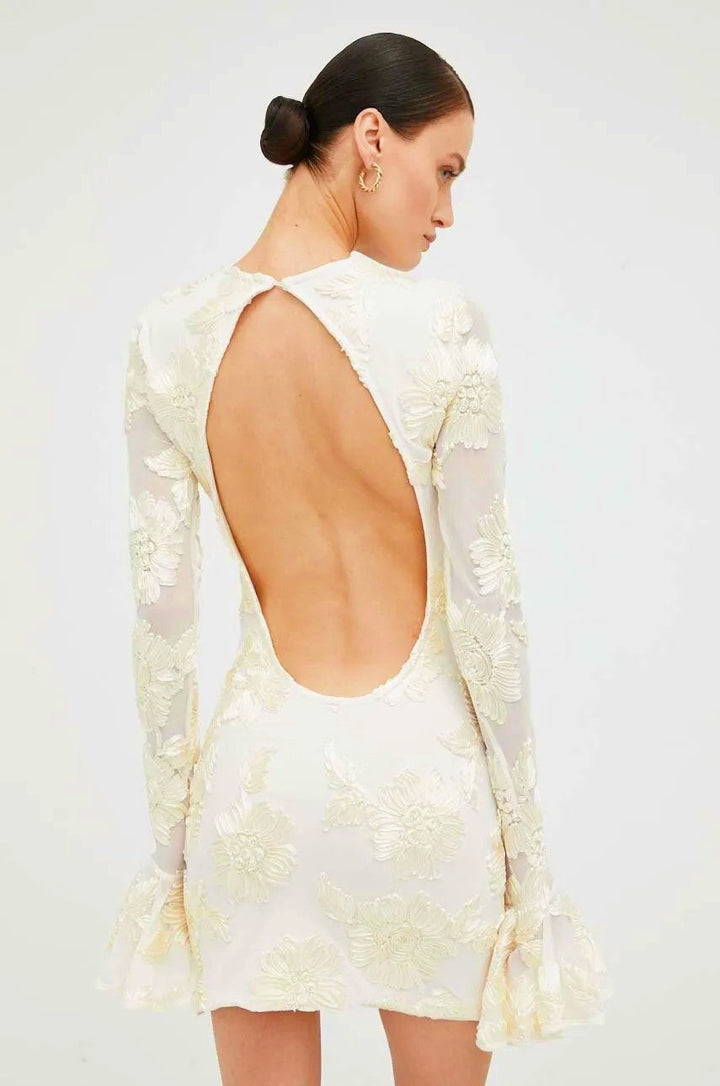 Mirelle | Mini Summer Dress with Open Back Design for Women