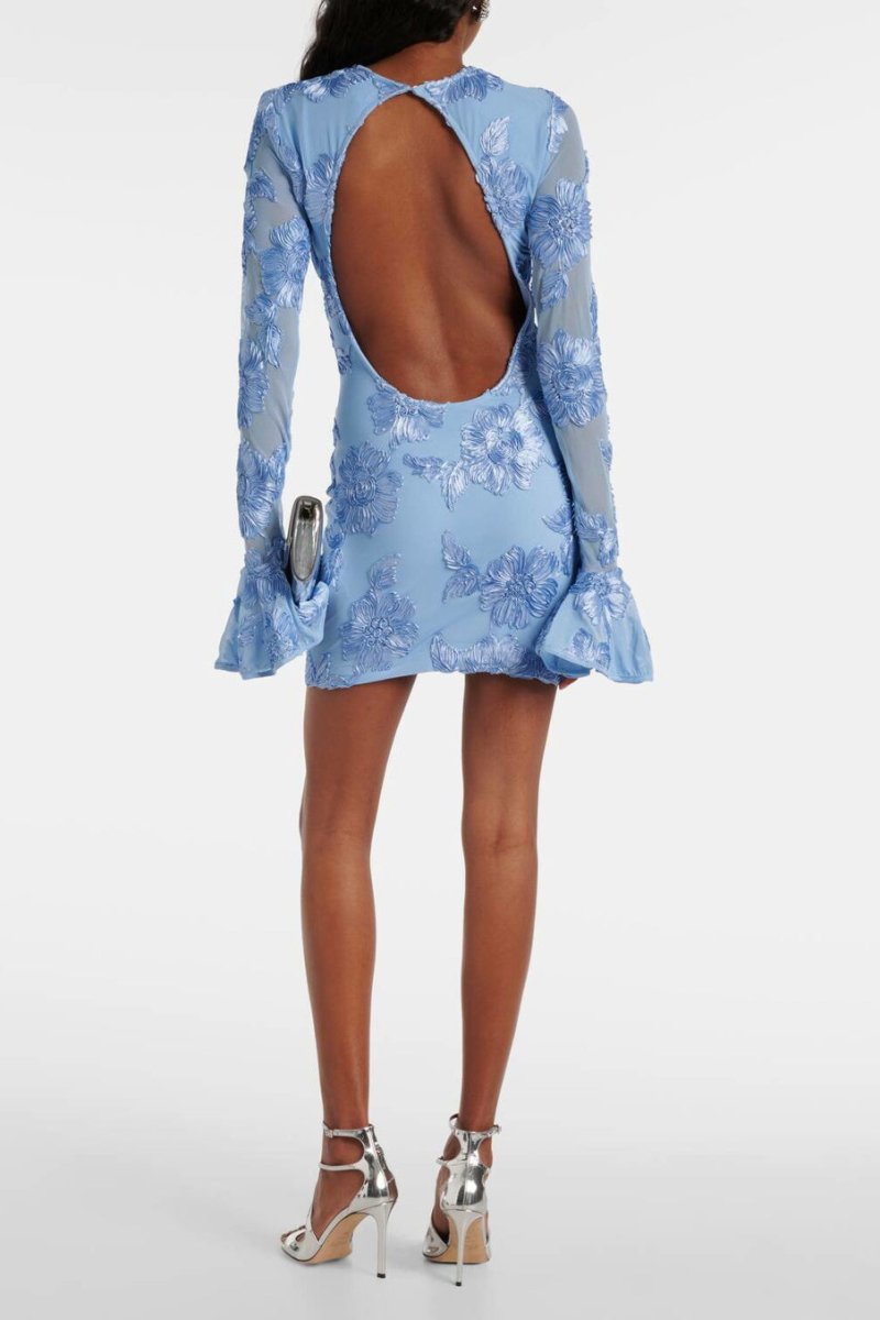 Mirelle | Mini Summer Dress with Open Back Design for Women