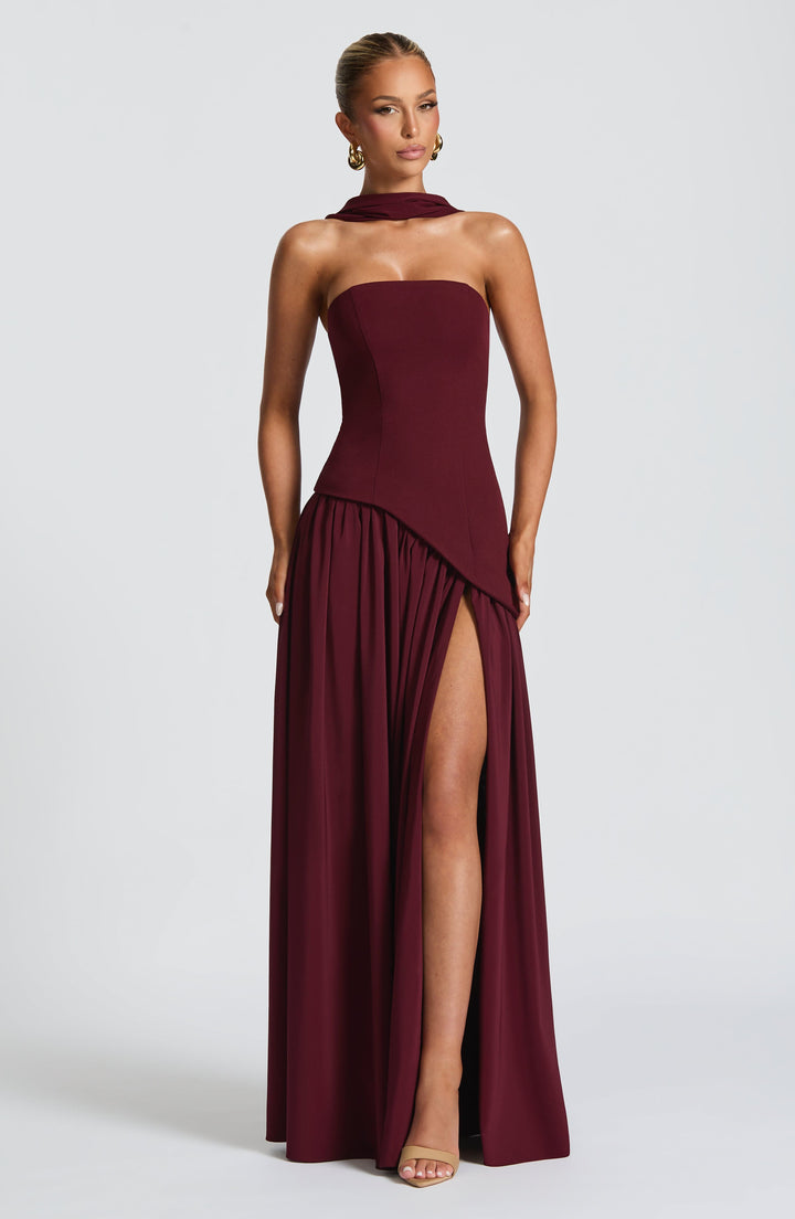 Isadora™ | Chic Slit Maxi Dress