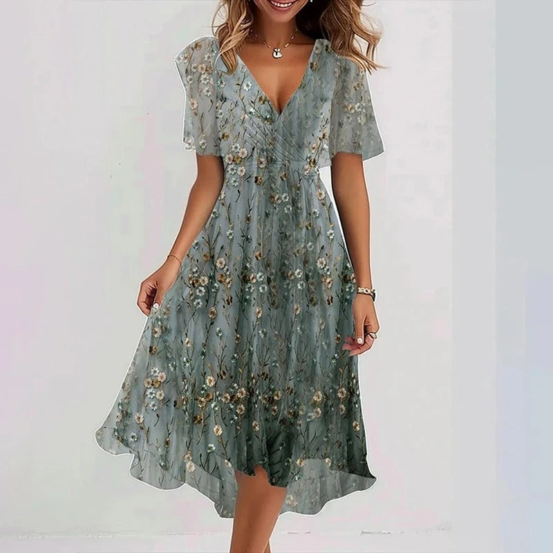 AMARA | Elegant Colourful Dress