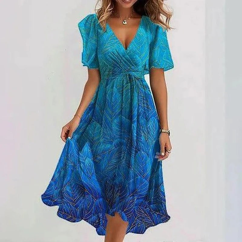 AMARA | Elegant Colourful Dress