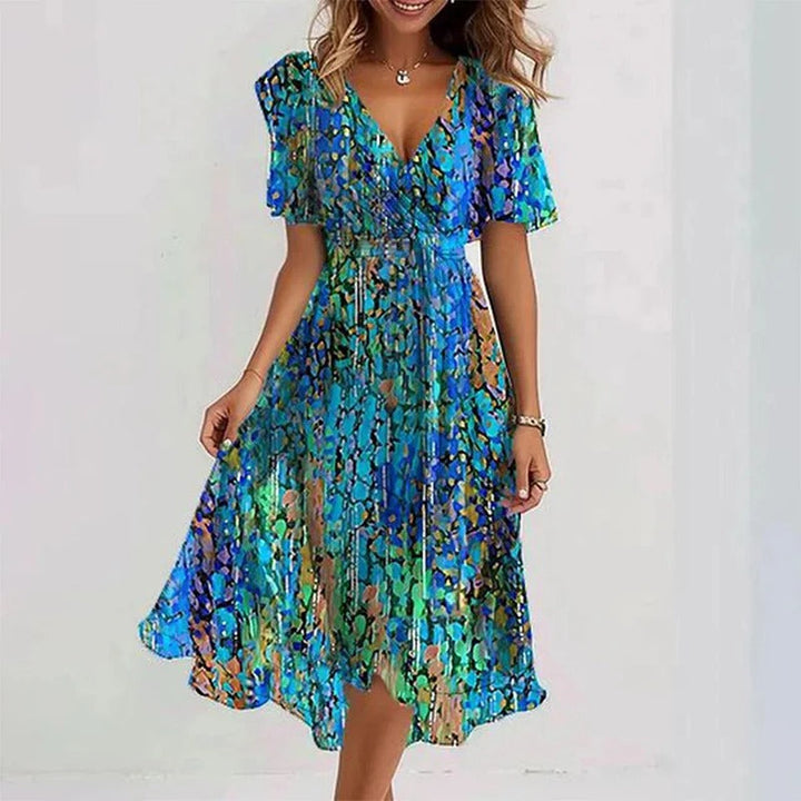 AMARA | Elegant Colourful Dress