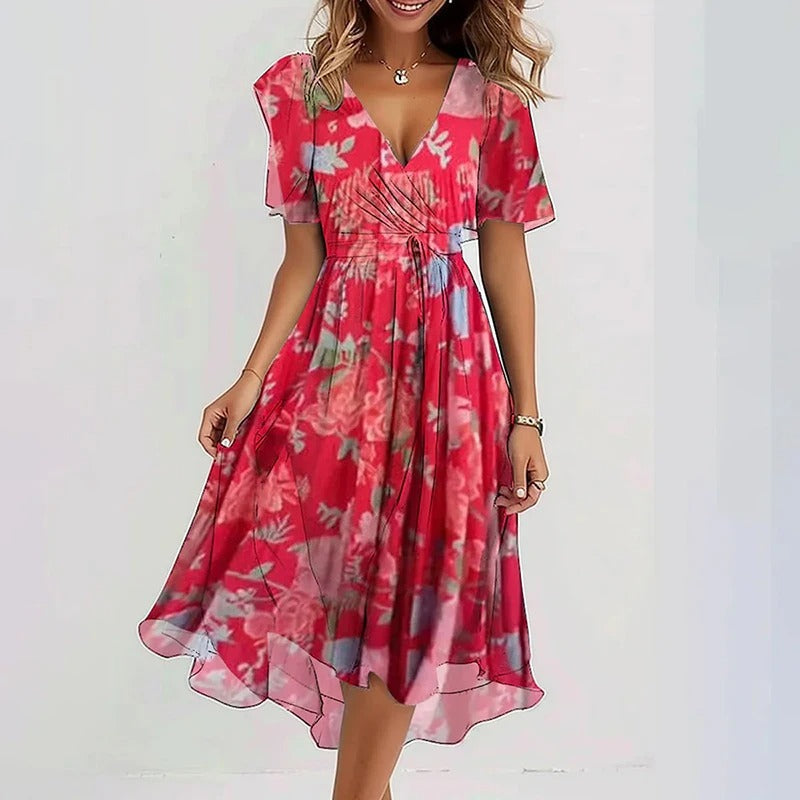 AMARA | Elegant Colourful Dress