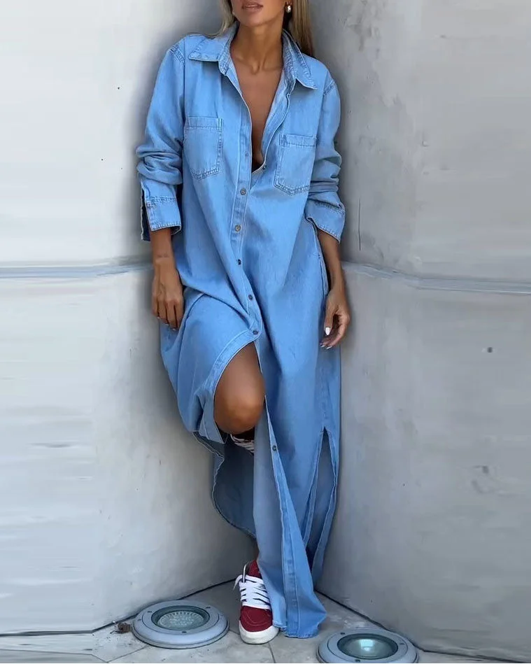Valerie – Casual Button Down Dress