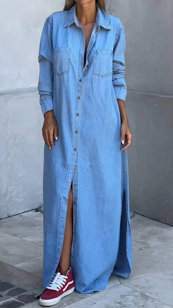 Valerie – Casual Button Down Dress