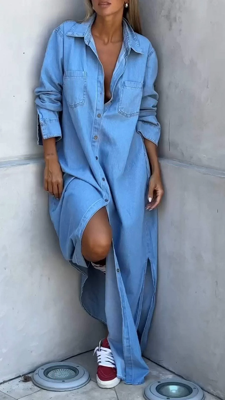 Valerie – Casual Button Down Dress