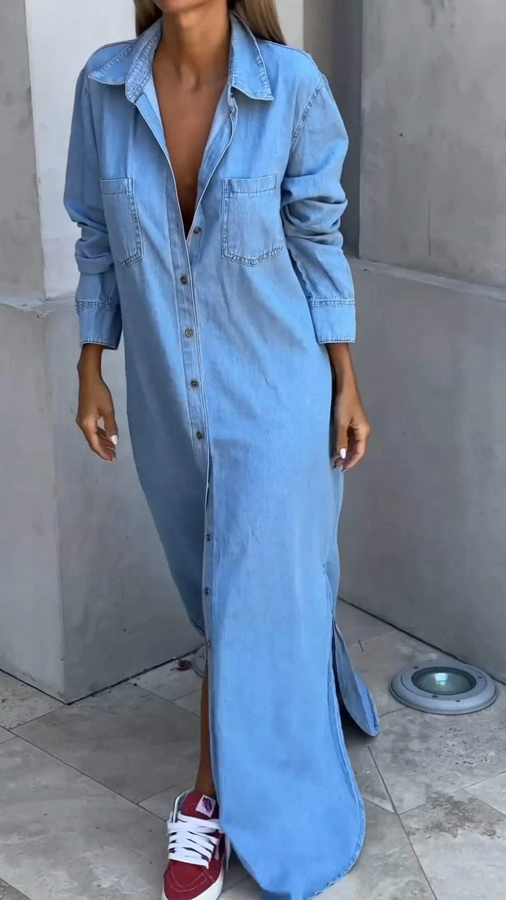 Valerie – Casual Button Down Dress