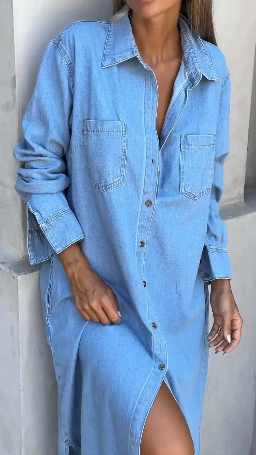 Valerie – Casual Button Down Dress