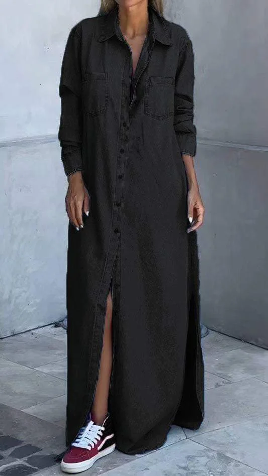 Valerie – Casual Button Down Dress