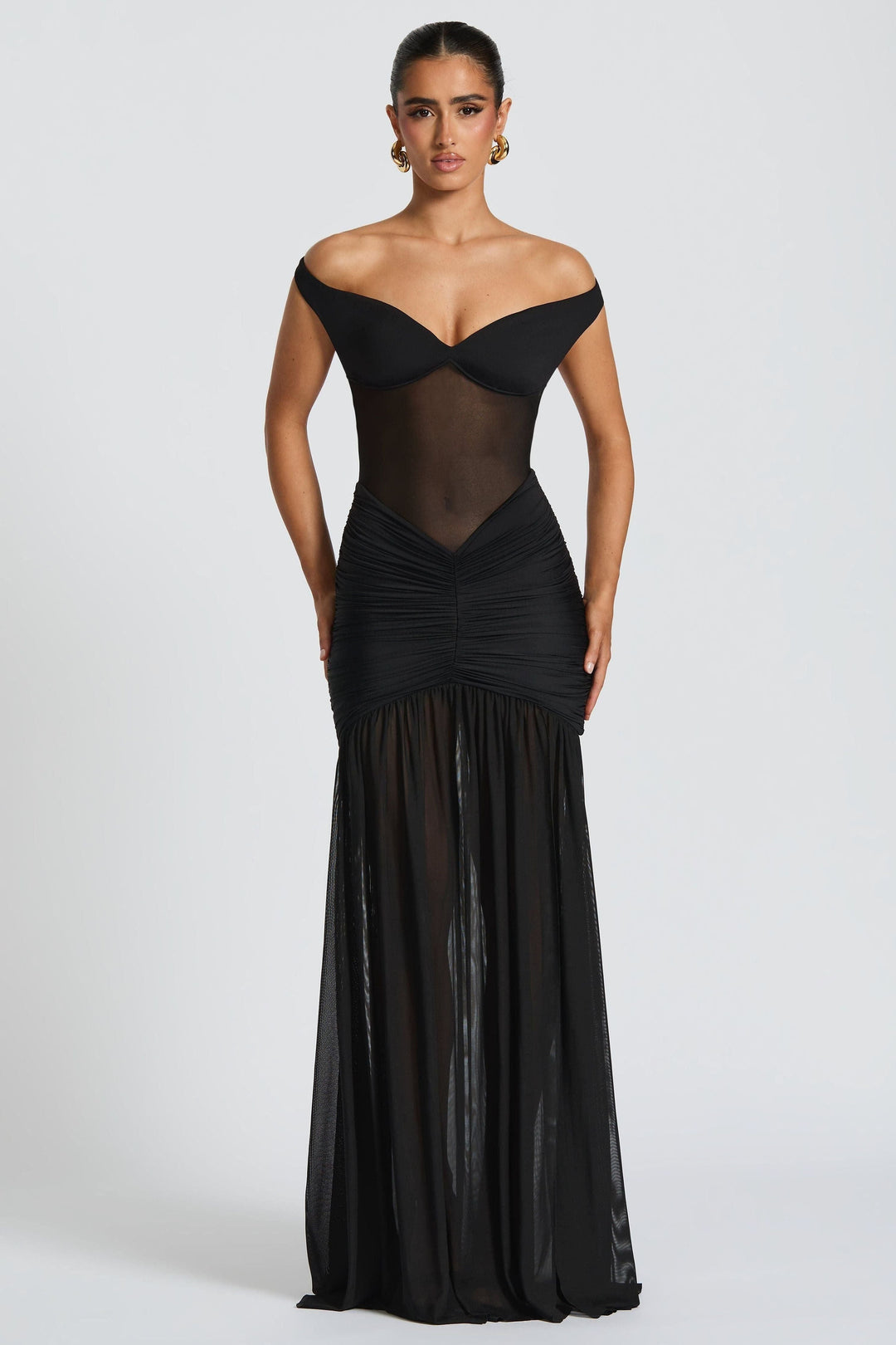 Isadora™ | Off-Shoulder Occasion Maxi Dress