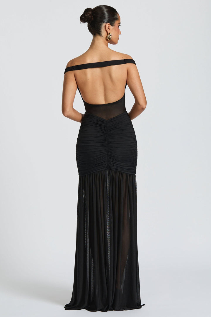 Isadora™ | Off-Shoulder Occasion Maxi Dress