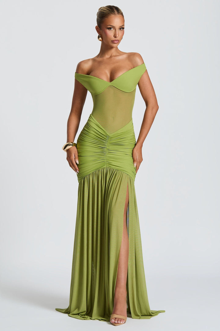 Isadora™ | Off-Shoulder Occasion Maxi Dress