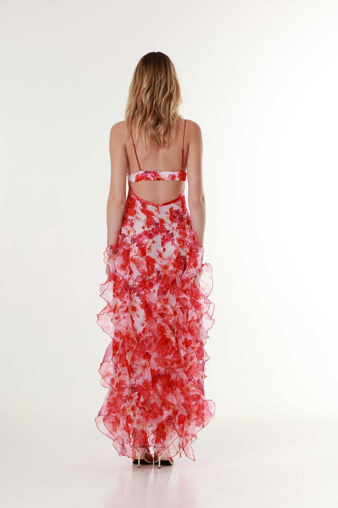 Isadora™ | Margot Floral Ruffle Maxi Dress