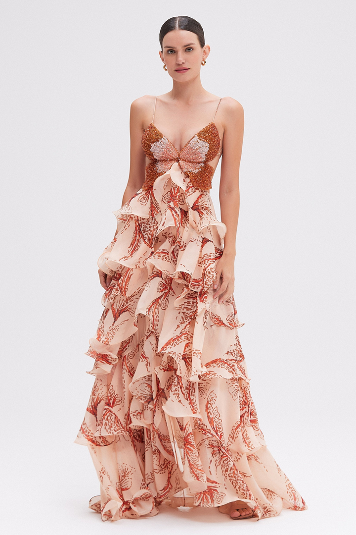 Isadora™ | Mariposa Floral Maxi Dress