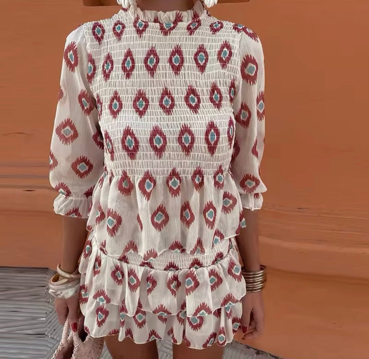 Michelle | Women’s A Line Wedding Guest Mini Dress