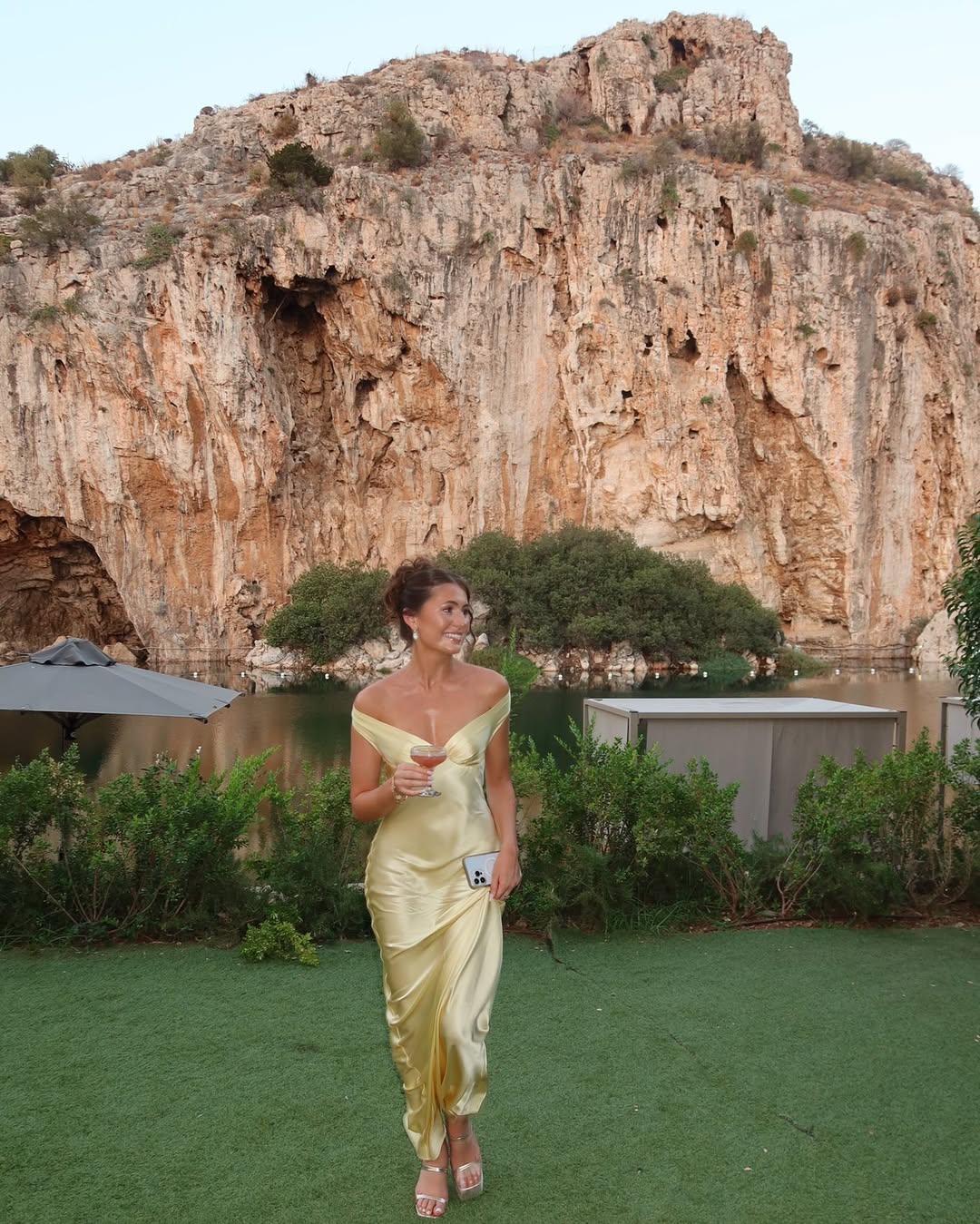 Isadora™ | Satin Backless Maxi Dress