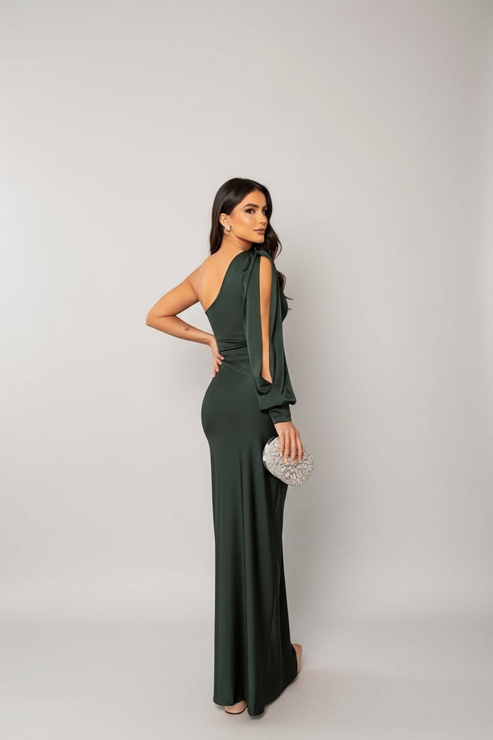 Isadora™ | Elegant One Shoulder Dress