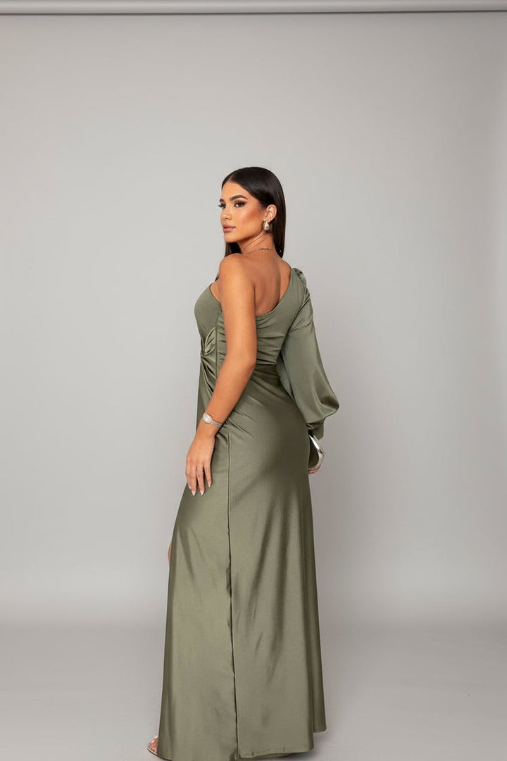 Isadora™ | Elegant One Shoulder Dress